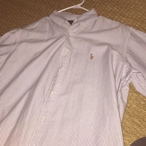 Polo Button Down Dress Shirt- Youth